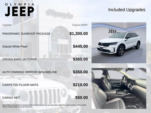 Used 2021 Kia Sorento EX w/ Panoramic Sunroof Package image 4