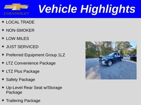 Certified 2019 Chevrolet Silverado 1500 LTZ w/ LTZ Plus Package image 2