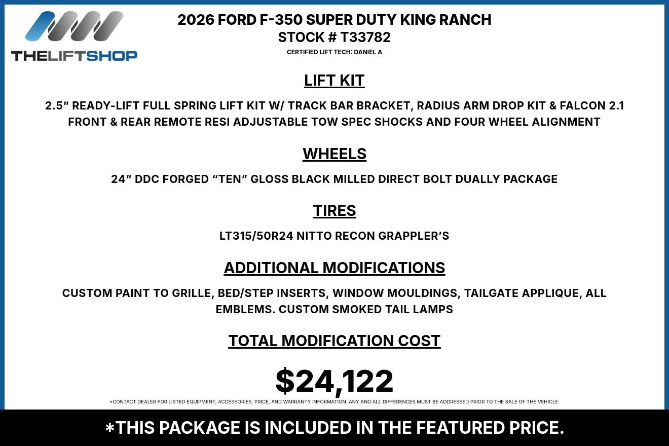 Used 2026 Ford F350 King Ranch AWD/4WD image 2