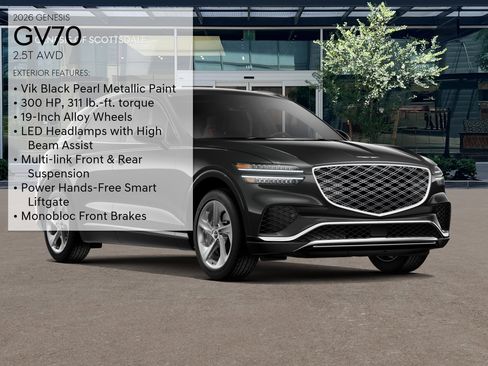New 2026 Genesis GV70 2.5T AWD/4WD image 3