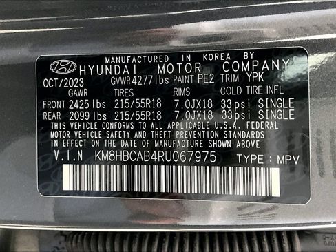 Certified 2024 Hyundai Kona SEL AWD/4WD image 32