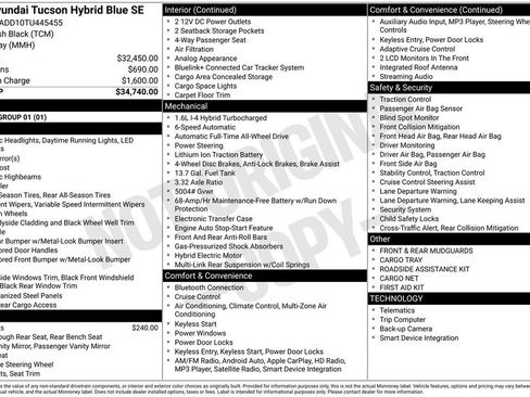 New 2026 Hyundai Tucson Blue SE image 17