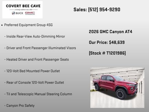 New 2026 GMC Canyon AT4 w/ AT4 Premium Package AWD/4WD image 13