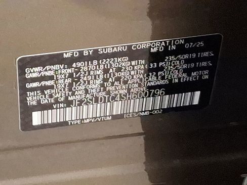 New 2025 Subaru Forester Touring w/ Popular Package - Touring image 14