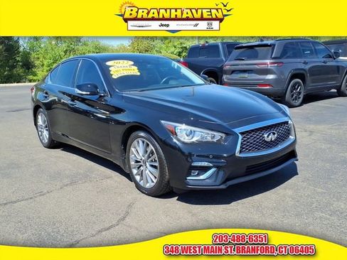 Used 2022 INFINITI Q50 Luxe w/ Cargo Package AWD/4WD image 1