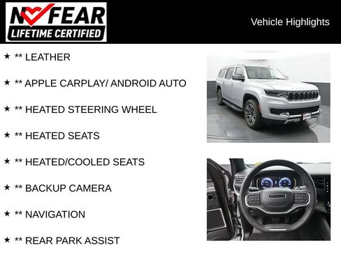 Used 2024 Jeep Wagoneer L Series II w/ Flexible Seating Group AWD/4WD image 2