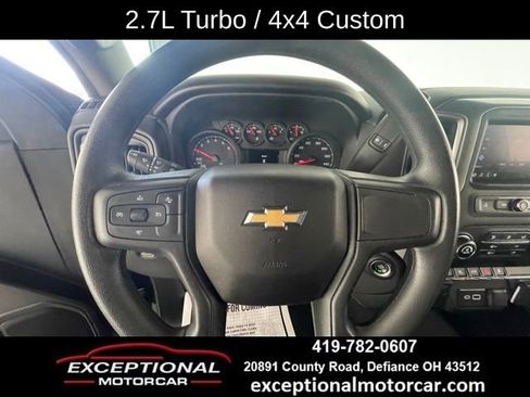 Used 2024 Chevrolet Silverado 1500 Custom w/ Turbomax Blackout Package image 37