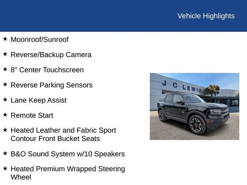 Certified 2024 Ford Bronco Sport Outer Banks w/ Tech Package AWD/4WD image 30