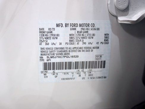 Used 2023 Lincoln Aviator Reserve w/ Equipment Group 201A image 38