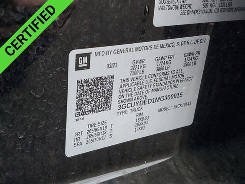 Used 2021 Chevrolet Silverado 1500 LT w/ Bed Protection Package image 33