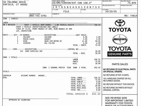 Used 2016 GMC Canyon W/T w/ Convenience Package image 10