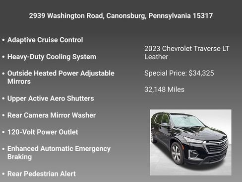 Used 2023 Chevrolet Traverse LT w/ LT Premium Package AWD/4WD image 11