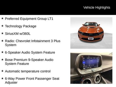 Certified 2023 Chevrolet Camaro LT w/ Technology Package RWD image 16
