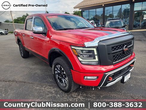 Certified 2022 Nissan Titan PRO-4X w/ Off Road Protection Package AWD/4WD image 2