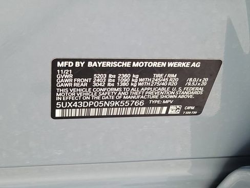 Used 2022 BMW X3 sDrive30i w/ M Sport Package RWD image 36