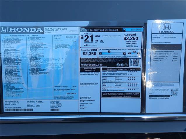 New 2026 Honda Pilot Elite image 24