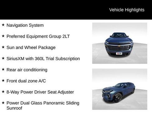 Certified 2025 Chevrolet Traverse LT w/ Sun and Wheel Package AWD/4WD image 13