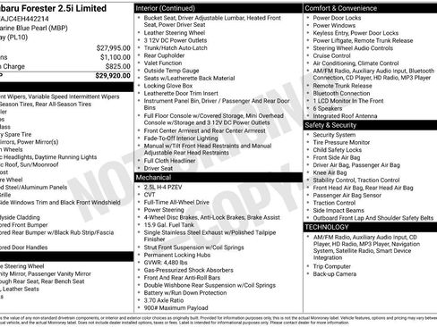 Used 2014 Subaru Forester 2.5i Limited image 4