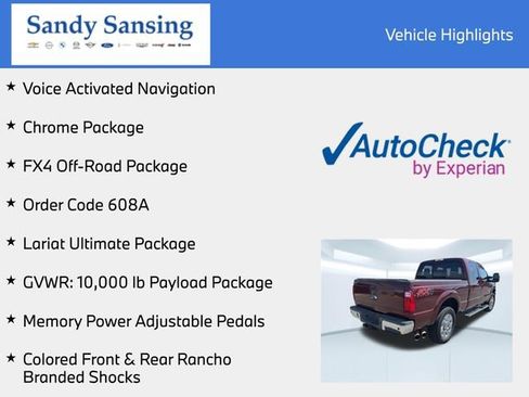 Used 2015 Ford F250 Lariat w/ Lariat Ultimate Package AWD/4WD image 7