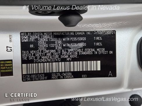 Certified 2022 Lexus RX 350 AWD w/ Premium Package image 30