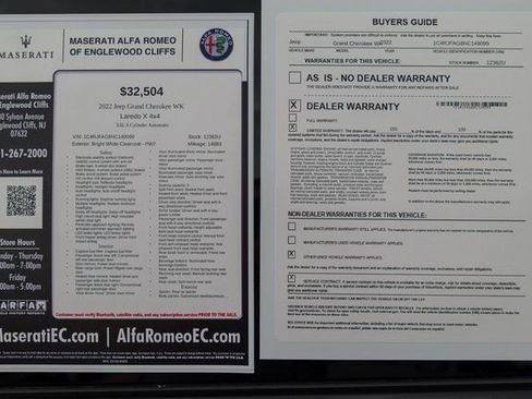 Used 2022 Jeep Grand Cherokee Laredo X image 58