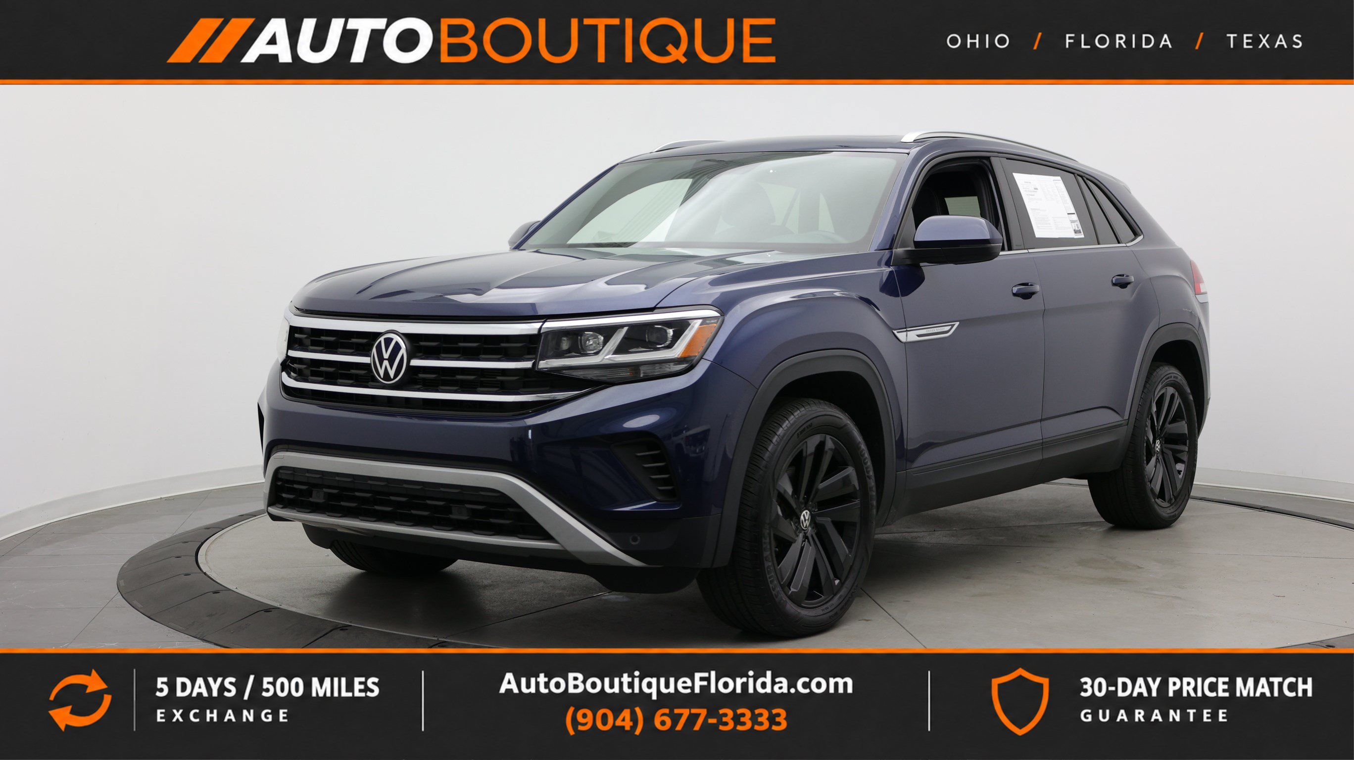 Used 2023 Volkswagen Atlas Cross Sport SE w/ Panoramic Sunroof Package FWD image 1