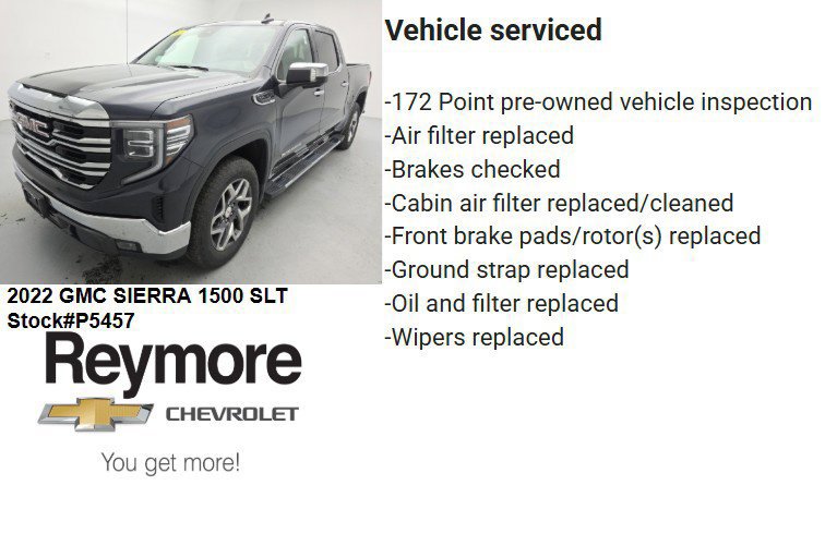 Used 2022 GMC Sierra 1500 SLT w/ SLT Convenience Package AWD/4WD image 58