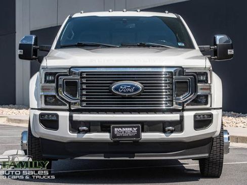 Used 2021 Ford F450 Platinum w/ Snow Plow Prep Package AWD/4WD image 15