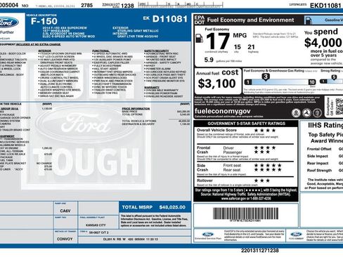 Used 2014 Ford F150 Lariat w/ Equipment Group 501A Mid image 6