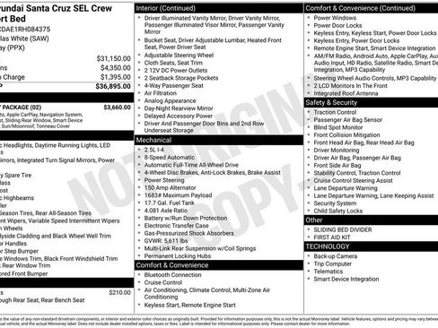 Used 2024 Hyundai Santa Cruz SEL w/ Activity Package AWD/4WD image 13