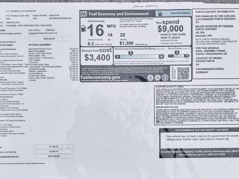 Used 2023 Aston Martin V12 Vantage image 72