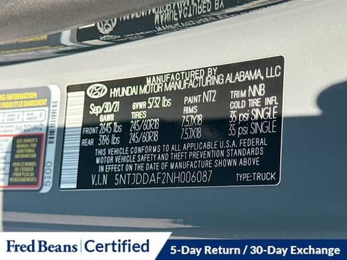 Used 2022 Hyundai Santa Cruz SEL Premium AWD/4WD image 31