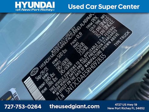 Used 2024 Hyundai Santa Cruz SEL w/ Activity Package image 14