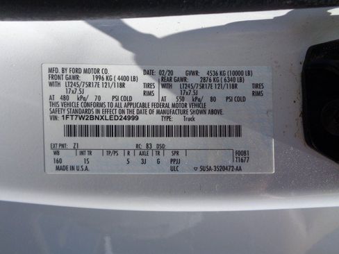 Used 2020 Ford F250 XL w/ Power Equipment Group AWD/4WD image 22