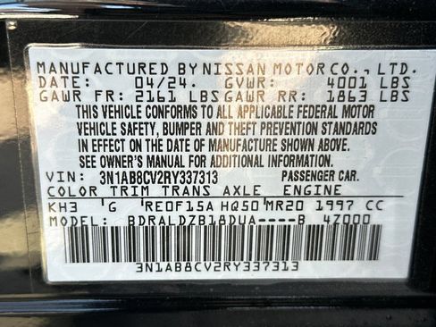 Used 2024 Nissan Sentra SV FWD image 28