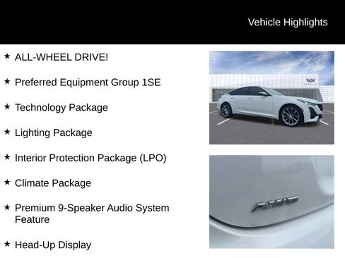 Certified 2023 Cadillac CT5 Sport w/ Climate Package AWD/4WD image 10