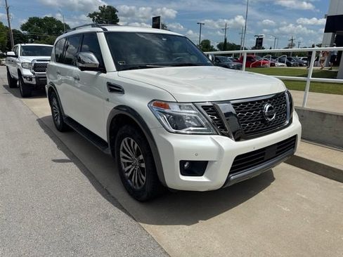 Used 2018 Nissan Armada Platinum w/ Captain Seat Package AWD/4WD image 1