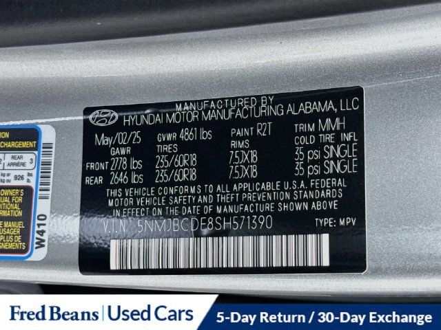Certified 2025 Hyundai Tucson SEL AWD/4WD image 36