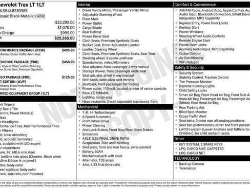 Used 2020 Chevrolet Trax LT w/ Driver Confidence Package image 35