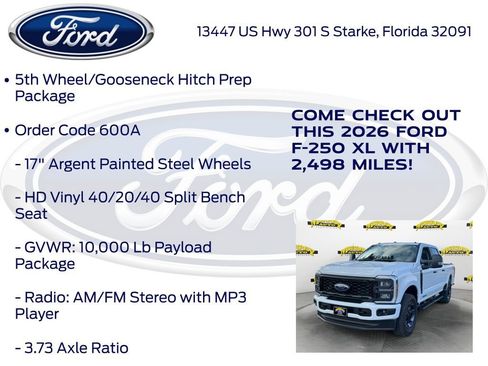 New 2026 Ford F250 XL w/ STX Appearance Package image 20