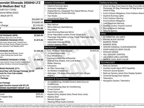 Used 2025 Chevrolet Silverado 3500 LTZ w/ Trail Boss Package AWD/4WD image 30