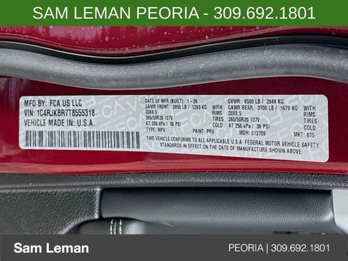 New 2026 Jeep Grand Cherokee L Limited image 33