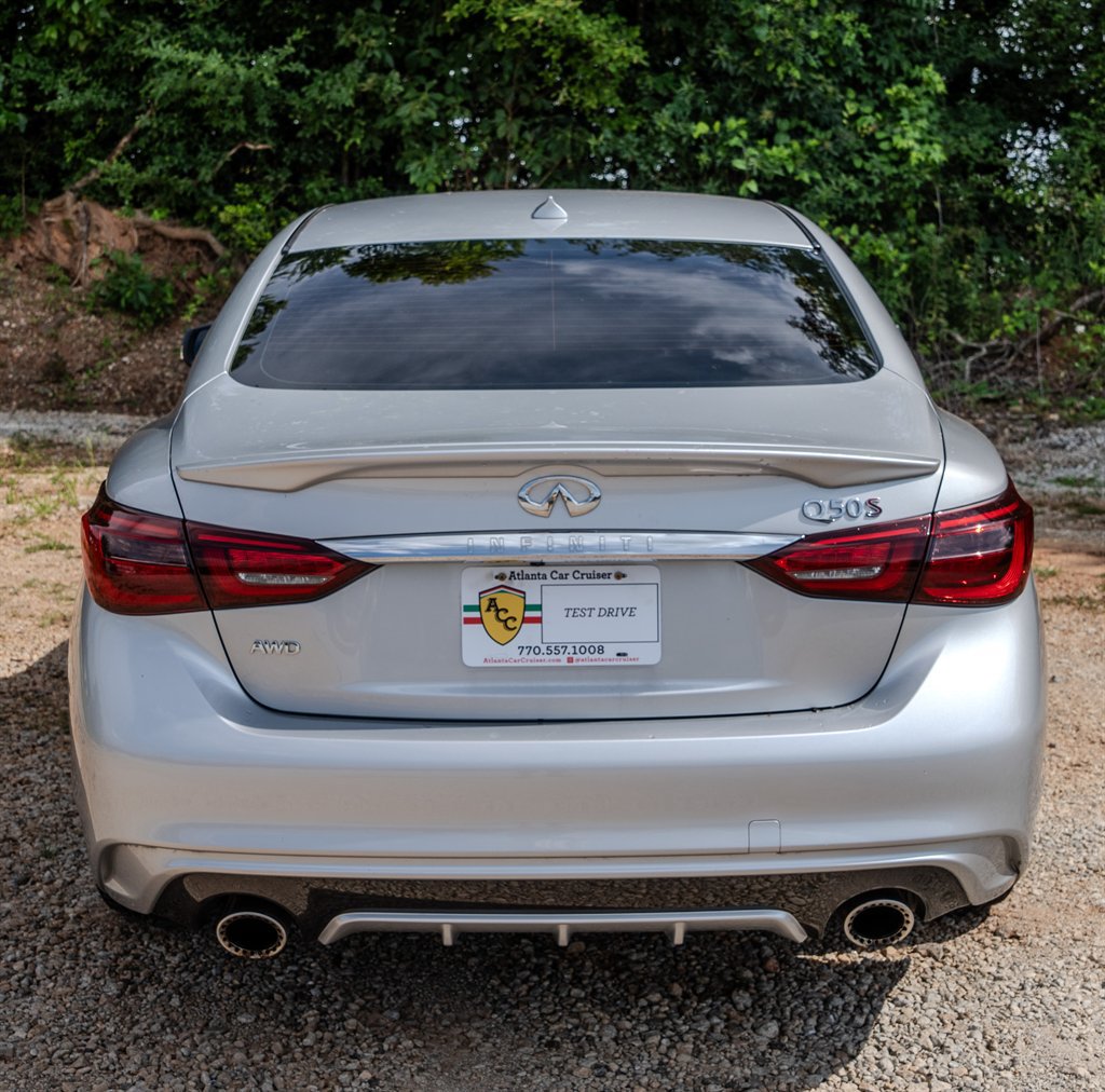 Used 2019 INFINITI Q50 Red Sport 400 AWD/4WD image 4