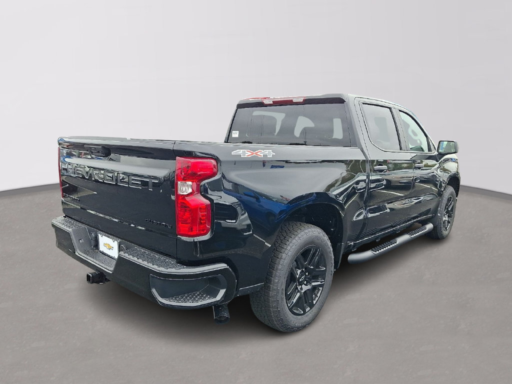 New 2026 Chevrolet Silverado 1500 Custom w/ Turbomax Blackout Package AWD/4WD image 4