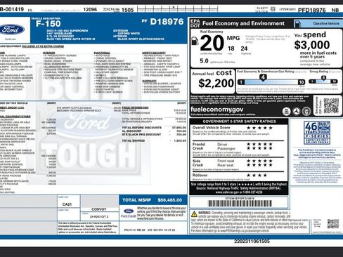 Used 2023 Ford F150 XL w/ STX Black Appearance Package AWD/4WD image 2