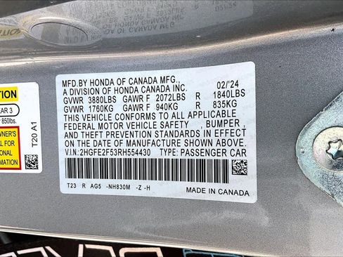 Used 2024 Honda Civic Sport image 37