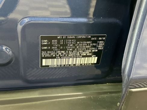 Used 2019 Subaru Outback 2.5i Premium image 39