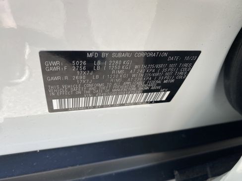 Certified 2024 Subaru Outback Wilderness AWD/4WD image 27