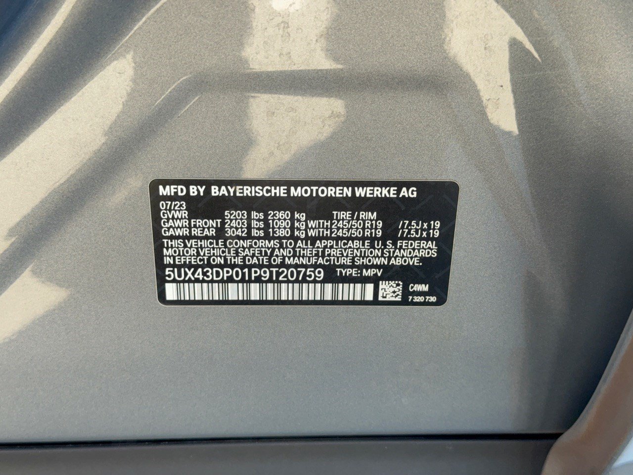 Used 2023 BMW X3 sDrive30i w/ Convenience Package RWD image 32