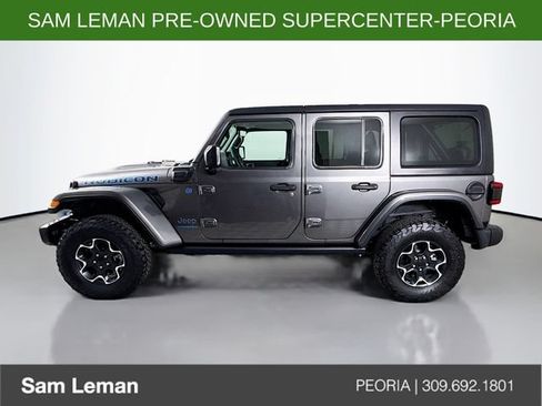 Used 2023 Jeep Wrangler Unlimited Rubicon 4xe w/ Steel Bumper Group AWD/4WD image 4